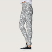 Leggings Abstract Mosaic Pattern | Diamond Prism (Gauche)