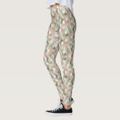 Leggings Abstract Mosaic Pattern | Pastel Honeycomb (Gauche)