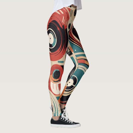 Leggings Abstract Records (Droite)