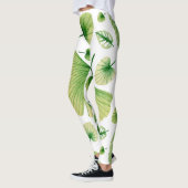 Leggings Abstract tropical art (Gauche)
