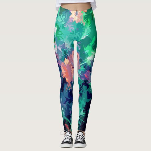Leggings Abstract tuinventilatorontwerp (Voorkant)