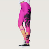 Leggings Abstract Tunnel Perspective with Two Figures (Gauche)