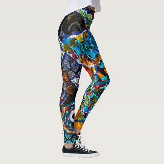 Leggings Abstracte kunst (Rechts)