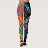 Leggings Abstracte kunst (Achterkant)