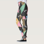 leggings abstracte Memphis Pattern (Links)