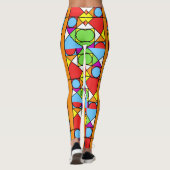 Leggings Abstraction #1 de guêtres (Dos)