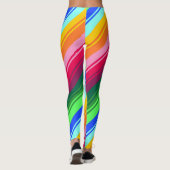 Leggings abstraction motif folklorique (Dos)