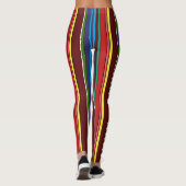 Leggings abstraction motif folklorique (Dos)