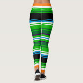 Leggings abstraction motif folklorique (Dos)