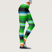 Leggings abstraction motif folklorique (Droite)