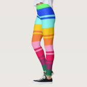 Leggings abstraction motif folklorique (Gauche)