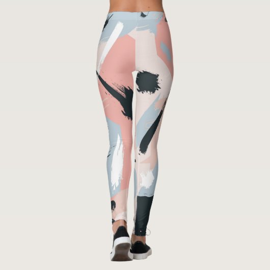 Leggings abstraction pastel (Dos)