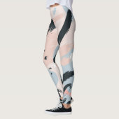 Leggings abstraction pastel (Gauche)