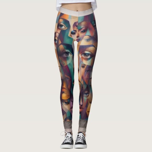 Leggings Abstrait (Devant)