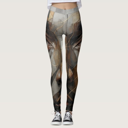 Leggings Abstrait (Devant)