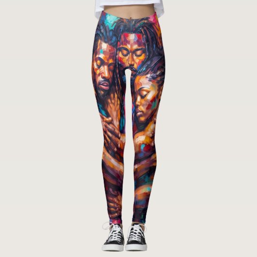 Leggings Abstrait (Devant)