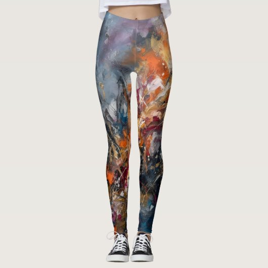 Leggings Abstrait (Devant)