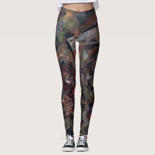 Leggings Abstrait (Devant)