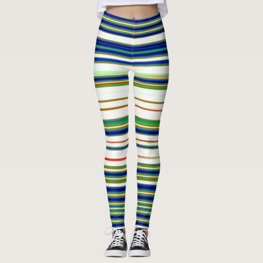 Leggings Abstrait 130716(06) Bande horizontale (Devant)