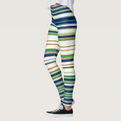 Leggings Abstrait 130716(06) Bande horizontale (Gauche)
