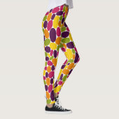 Leggings Abstrait 160417 - Couleurs de gomme à vin (Droite)