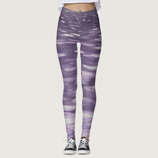 Leggings Abstrait #1 : Ultra Violet Shimmer (Devant)
