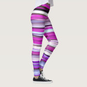 Leggings Abstrait #2 : Flou pourpre (Droite)