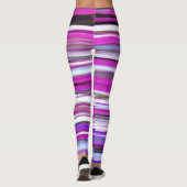 Leggings Abstrait #2 : Flou pourpre (Dos)