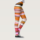 Leggings Abstrait #2 : Orange blur (Droite)