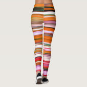 Leggings Abstrait #2 : Orange blur (Dos)