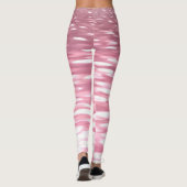 Leggings Abstrait #3 : Brillant rose (Dos)