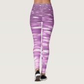 Leggings Abstrait #3 : Lilac Shimmer (Dos)