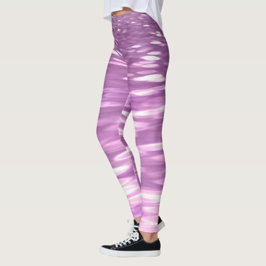 Leggings Abstrait #3 : Lilac Shimmer (Gauche)