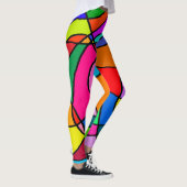 Leggings Abstrait aléatoire (Droite)