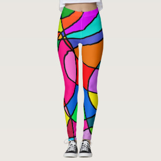 Leggings Abstrait aléatoire