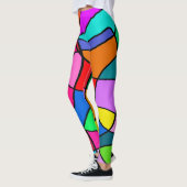 Leggings Abstrait aléatoire (Gauche)