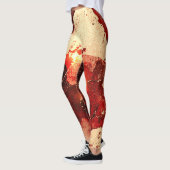 Leggings Abstrait arrière - plan en marbre. (Gauche)