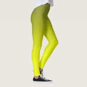 Leggings Abstrait citron brillant contraste de couleur pure (Droite)