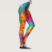 Leggings abstrait coloré (Droite)