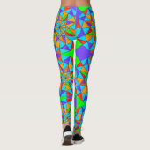 Leggings Abstrait coloré (Dos)