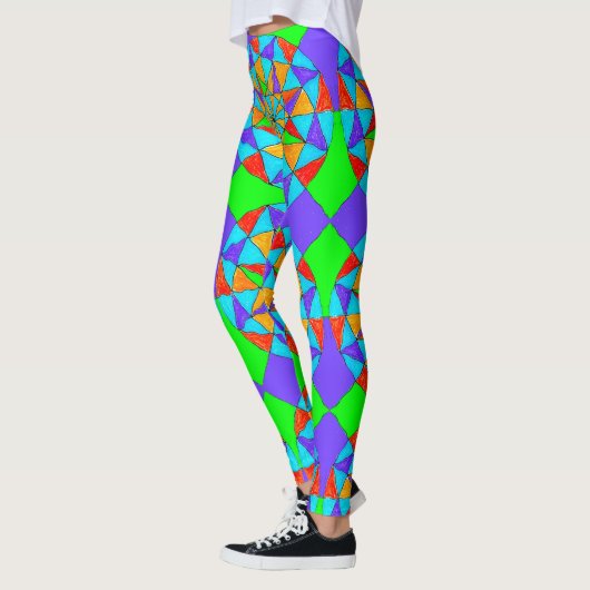 Leggings Abstrait coloré (Gauche)