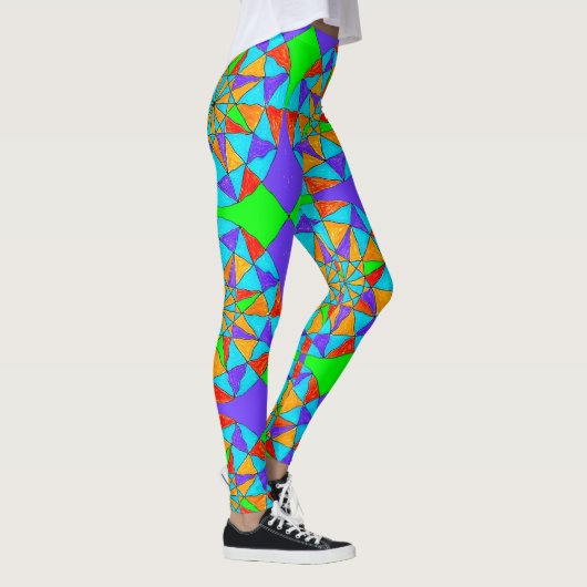 Leggings Abstrait coloré (Droite)