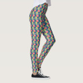 Leggings Abstrait coloré funky (Droite)