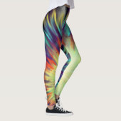Leggings Abstrait coloré gras déferlant (Droite)