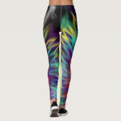 Leggings Abstrait coloré gras déferlant (Dos)