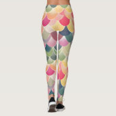 Leggings Abstrait coloré Motif joyeux (Dos)