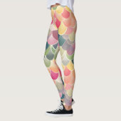 Leggings Abstrait coloré Motif joyeux (Gauche)