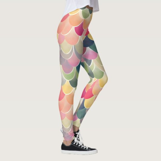 Leggings Abstrait coloré Motif joyeux (Droite)