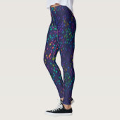 Leggings Abstrait Cool Disco Lights Motif Party (Gauche)
