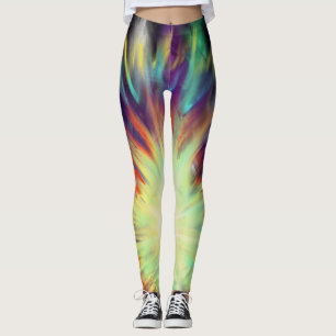 Leggings Abstrait couleur gras